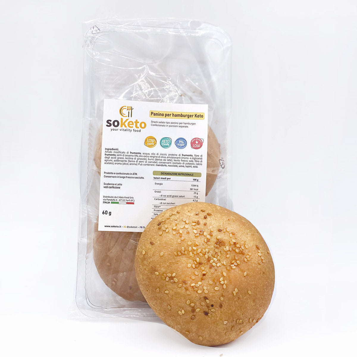Pane Chetogenico ai Semi di Sesamo